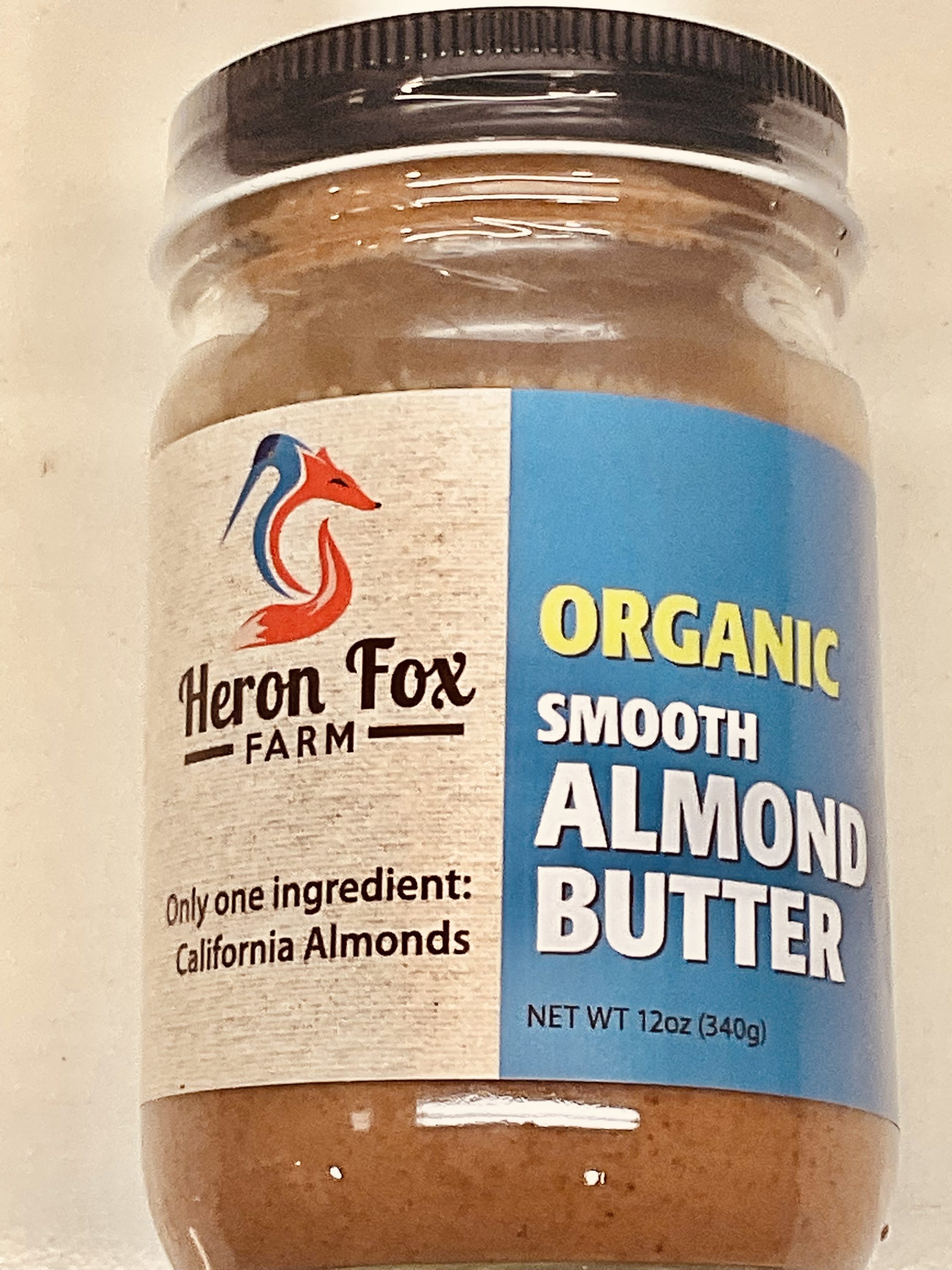 Organic Roasted Almond Butter Smooth- FREE SHIPPING!