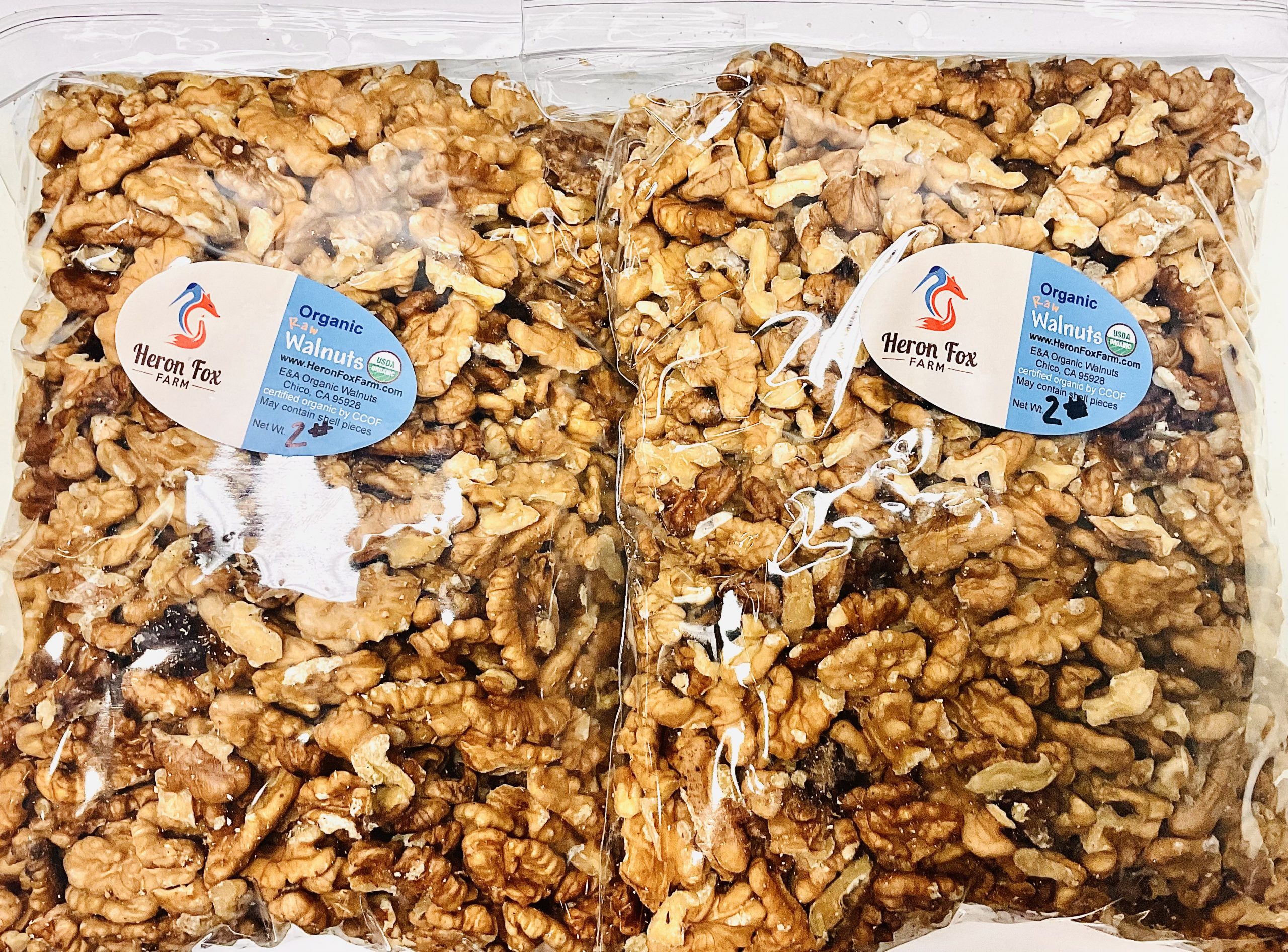 Organic Unpasteurized Walnuts 4 pounds- FREE SHIPPING!