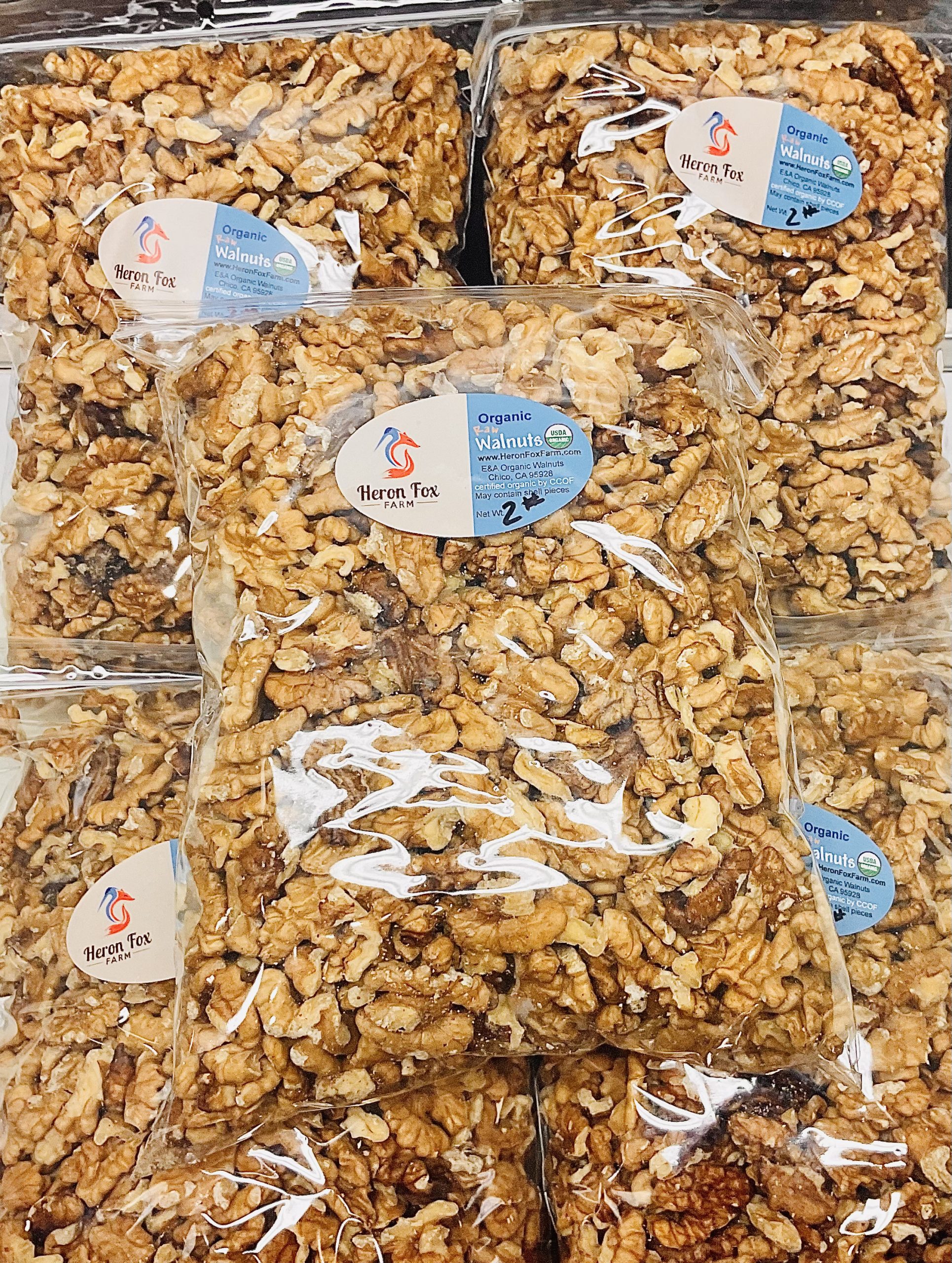 Organic Unpasteurized Walnuts 10 Pounds- FREE SHIPPING!